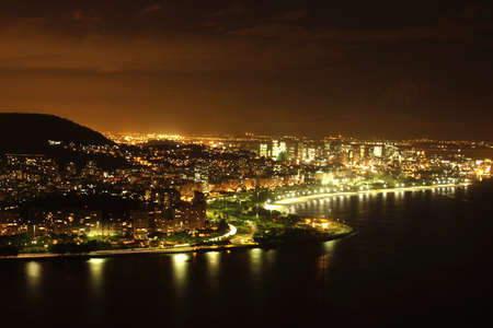 Rio de Janeiro by nightの写真素材