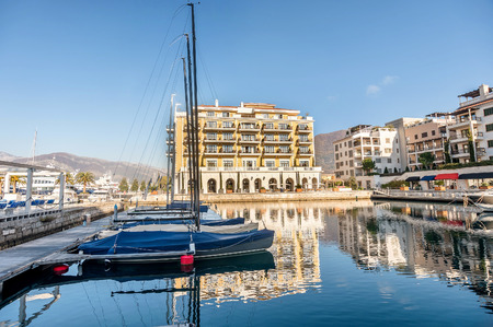 Hotel Regency in Porto Montenegro in Tivat, Montenegroのeditorial素材