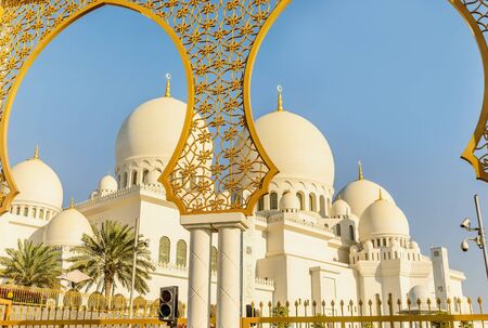 Sheikh Zayed Grand Mosque in Abu Dhabi, UAE