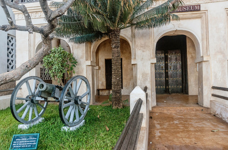 Lamu Museum in Lamu town, Kenyaのeditorial素材