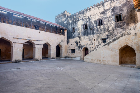Fort in Lamu town, Kenyaのeditorial素材