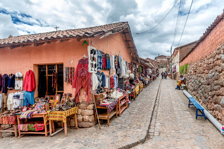 Street vendors in Cusco, Peru