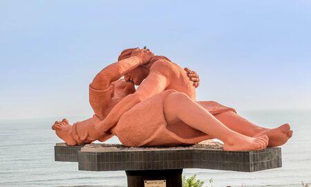 Lima, Peru- March 12, 2017: El Parque del Amor, Lovers Park, Miraflores, Lima, Peruのeditorial素材
