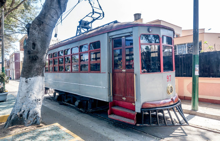 Lima, Peru- March 13, 2017: Museo de la Electricidad station in Lima, Peruのeditorial素材