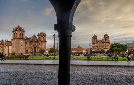 Cusco, Peru- March 16, 2017:Plaza de Armas, Cusco, Peruのeditorial素材