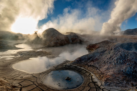Geyser in natural reserveEduardo Avoroa, Bolivia