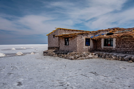 Salt Hotel at Salar de Uyuni, Boliviaのeditorial素材