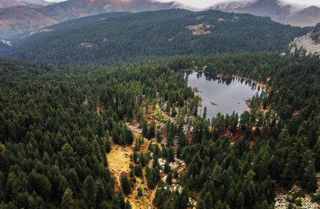 Hridsko lake in Prokletije National Park, Montenegroの写真素材