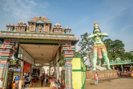 Kuala Lumpur, Malaysia- March 3, 2018: Statue of Hanuman at the Ramayana Cave- Batu Caves, Kuala Lumpurのeditorial素材