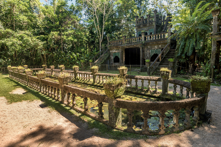 Castle in Paronella Park in Queensland, Australiaのeditorial素材