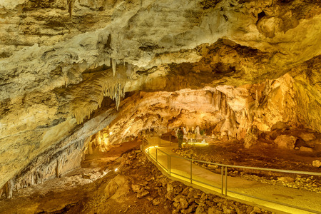 Cetinje, Montenegro- November 18, 2018: Lipa Cave ( Lipska pecina) in Cetinje, Montenegroのeditorial素材