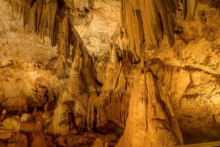 Cetinje, Montenegro- November 18, 2018: Lipa Cave ( Lipska pecina) in Cetinje, Montenegroのeditorial素材