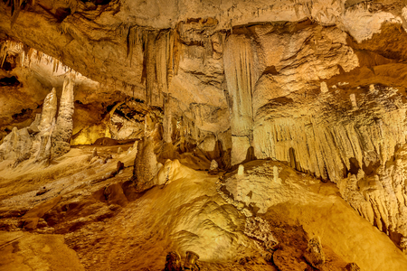 Cetinje, Montenegro- November 18, 2018: Lipa Cave ( Lipska pecina) in Cetinje, Montenegroのeditorial素材