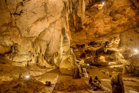 Cetinje, Montenegro- November 18, 2018: Lipa Cave ( Lipska pecina) in Cetinje, Montenegroのeditorial素材