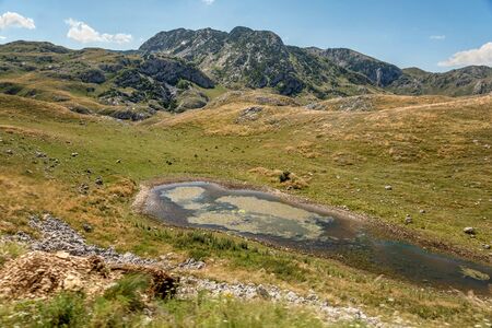 Beautiful scenery at National Park Durmitor, Montenegroの写真素材