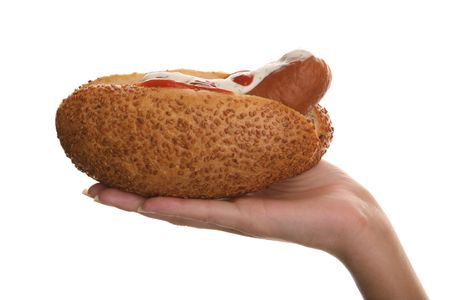 hot dogの写真素材