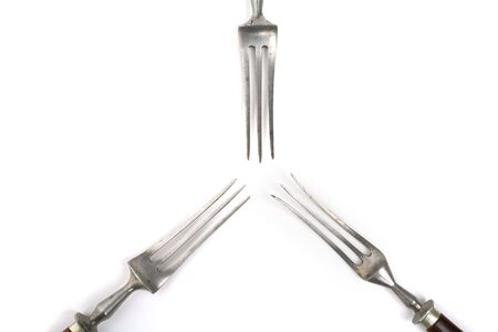 antique cutlery-forkの写真素材