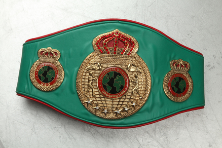 World Belt Boxing champion.UBO. Universal boxing organization.のeditorial素材