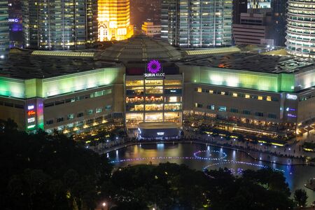 KUALA LUMPUR, MALAYSIA - JULY, 2019: Big Suria mall located in famous Petronas twin towers
