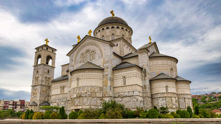 Cathedral of the Resurrection of Christ in Podgorica, capital city of Montenegro