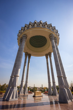 Memorial of victims of soviet repressions in the Park of Tashkent, Uzbekistanの写真素材