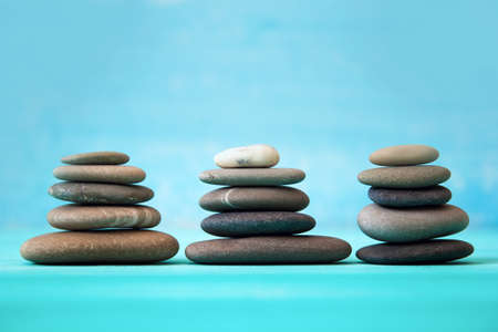 stone pyramidの写真素材