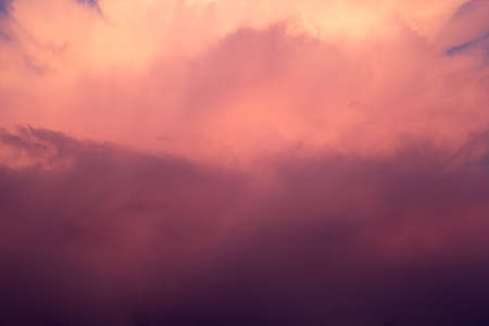 beautiful texture of sunset sky with pink clouds