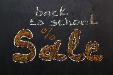 inscription on a blackboardの写真素材