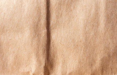 Close up texture of brown craft paperの写真素材