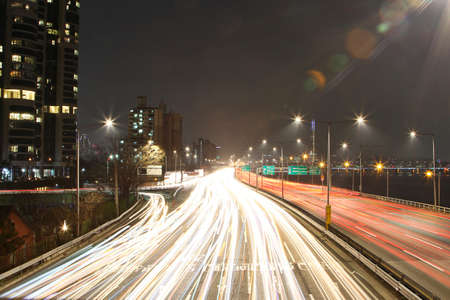 The night view of Seoul