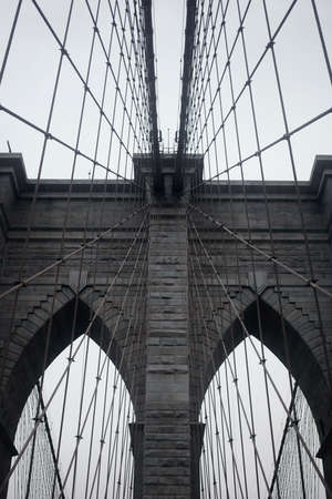 Brooklyn Bridge in New York.の写真素材