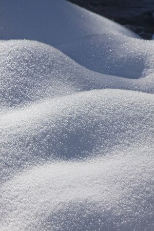 rolling mounds of snow crystalsの写真素材