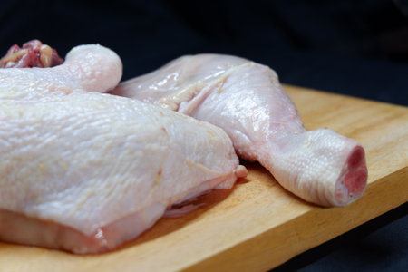 chicken rawの写真素材