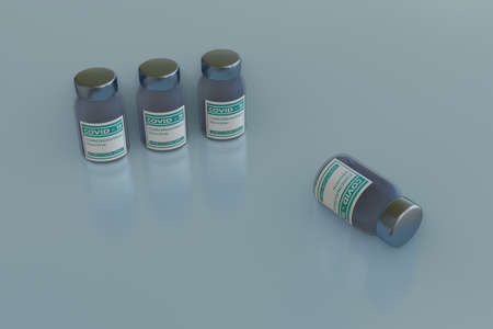 Vaccine covid 19 bottle with liquid is best designs