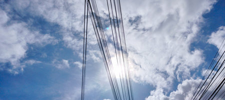 daytime sky viewの写真素材