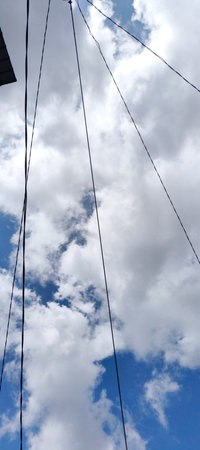 daytime sky viewの写真素材