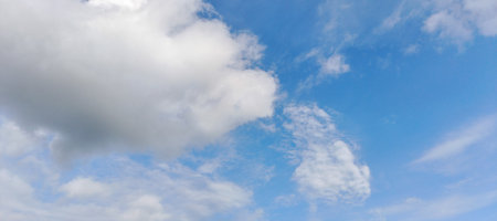 daytime sky viewの写真素材