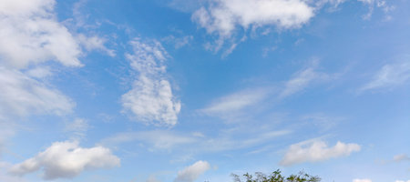 daytime sky viewの写真素材