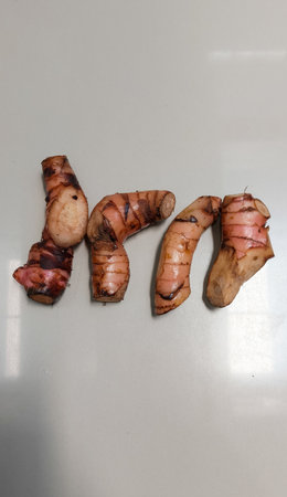 fresh ginger spiceの写真素材