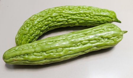 fresh chayote vegetablesの写真素材