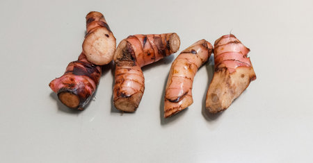 fresh ginger spiceの写真素材