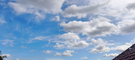 daytime sky viewの写真素材