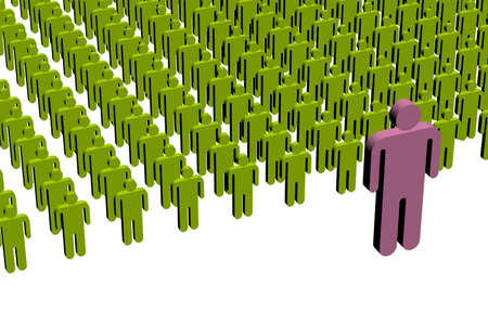 A concept image of workers.の写真素材