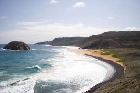 The famous "Lion Beach" in Fernando de Noronha, a paradisiac tropical island off the coast of Brazil.の写真素材