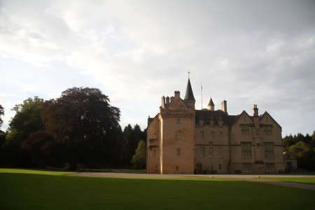 The Brodie Castle, in the Scottish Highlands.の写真素材