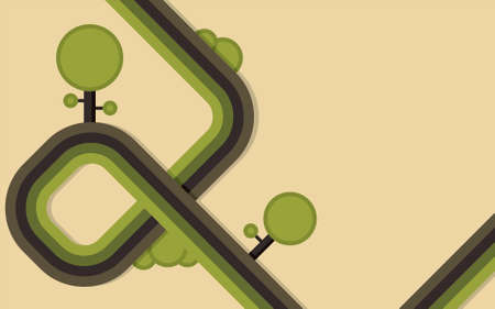 An abstract eco-themed background in earth tones. Editable vector file.のイラスト素材