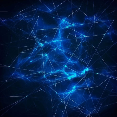 Abstract blue background. Futuristic technology style. Elegant background for business tech...