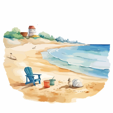 Human hand planting a small green plant in the ground. Vector illustration.のイラスト素材