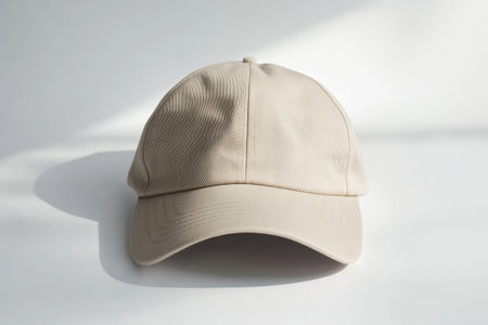 Baseball cap isolated on white background. Baseball cap with shadow.