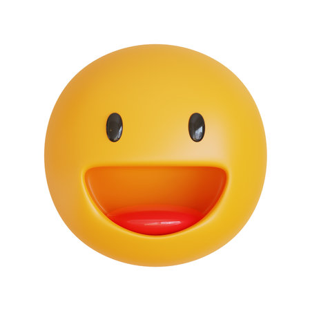 emoji 3d icon high render resolutionの写真素材